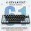 Miniatura: Teclado Mecânico Gamer Fio APAYADO K61