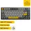 Miniatura: AJAZZ AK820 / AK820Pro Gaming Mechanical Keyboard 75% 82 Keys Wired Single Mode/
