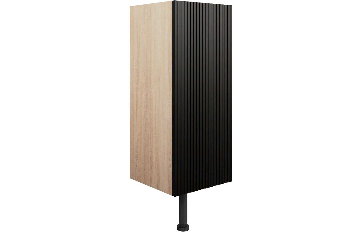 Blaeu 113 300mm 1 Door Base Unit - Matt Graphite Grey