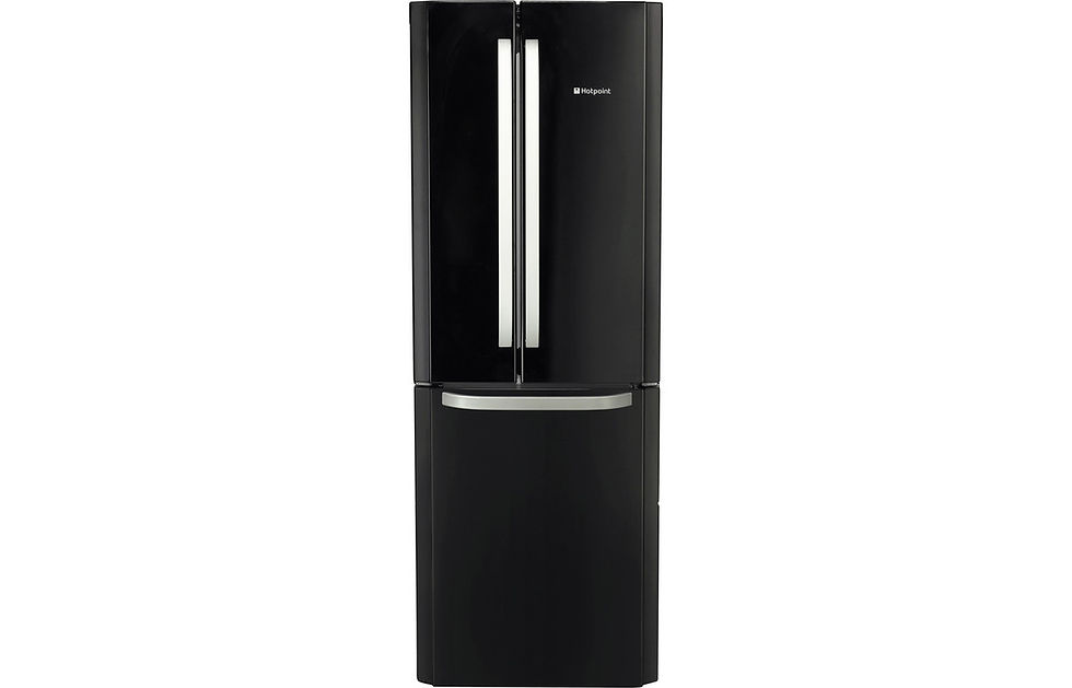 Hotpoint FFU3D K 1 F/S Frost Free 3 Door Fridge Freezer - Black