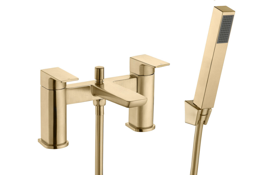 Blaeu 44 Bath/Shower Mixer - Brushed Brass