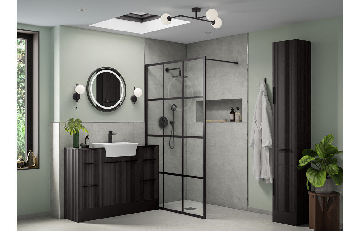 Blaeu 113 Base End Panel - Matt Graphite Grey