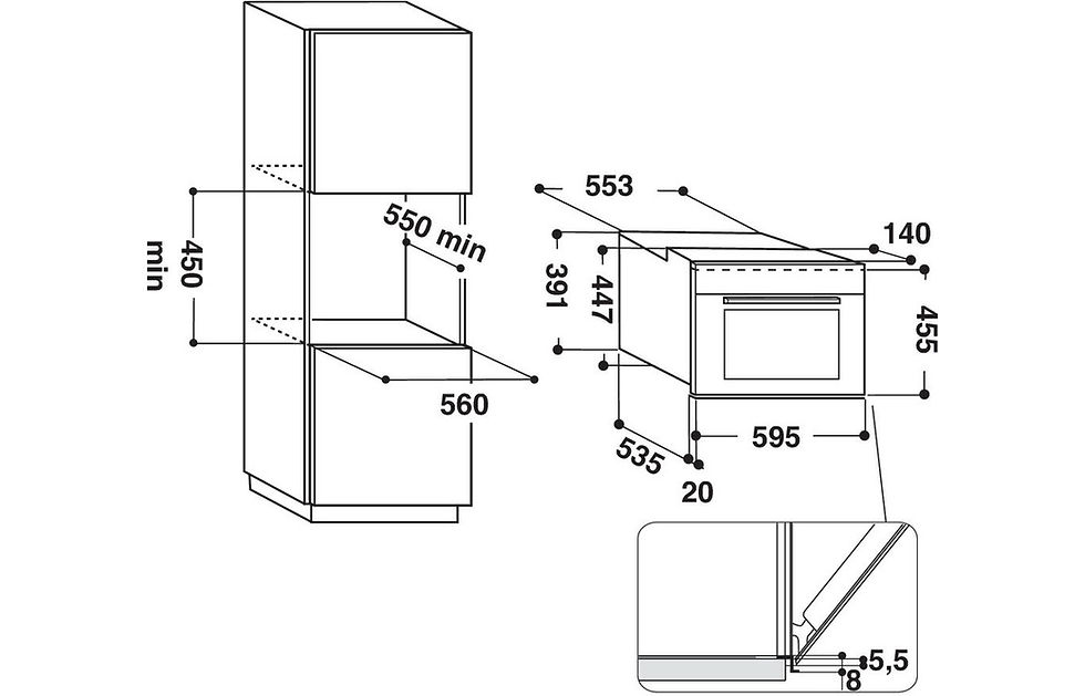 Thumbnail: Hotpoint MP 676 IX H B/I Combi Microwave & Grill - St/Steel