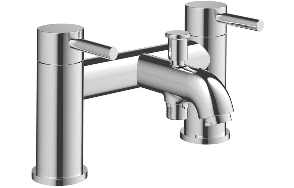 Blaeu 56 Bath/Shower Mixer & Bracket - Chrome