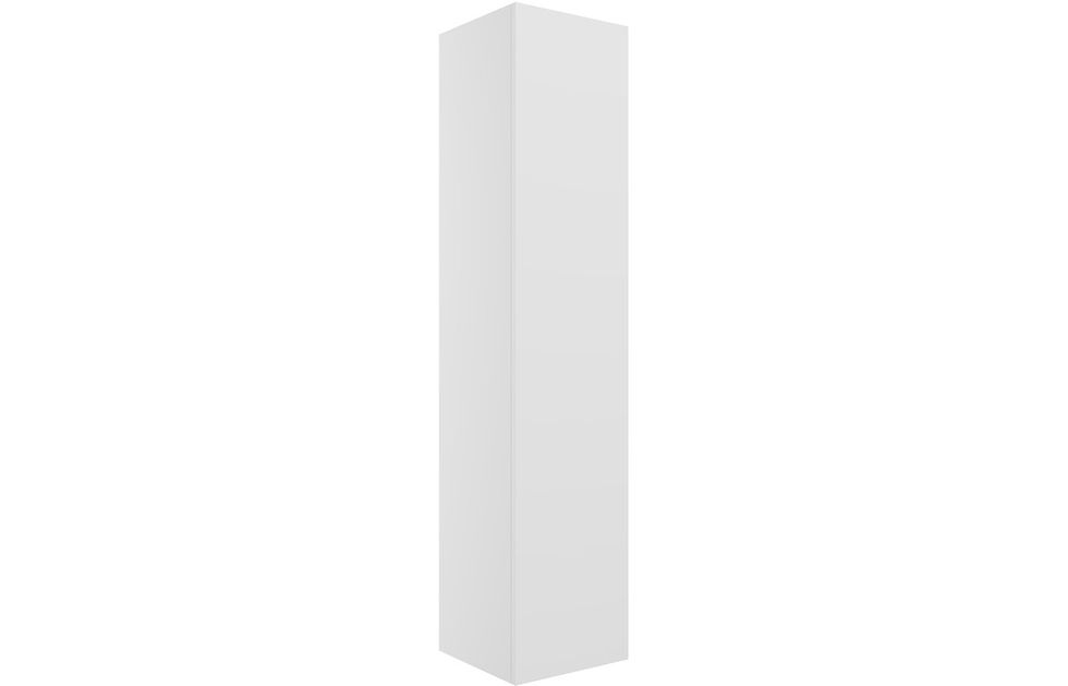 Thumbnail: Blaeu 112 350mm Wall Hung 1 Door Tall Unit - Matt White