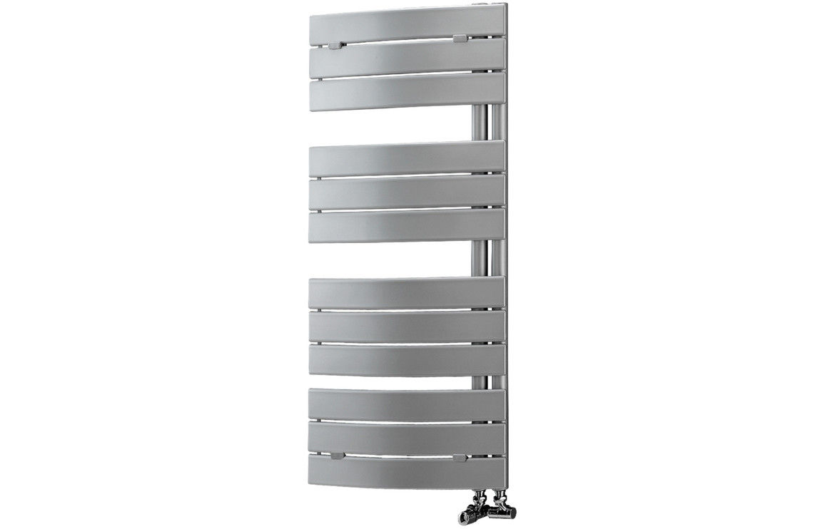 Blaeu 123 Curved Panel Ladder Radiator (550x1080x49mm) - Chrome