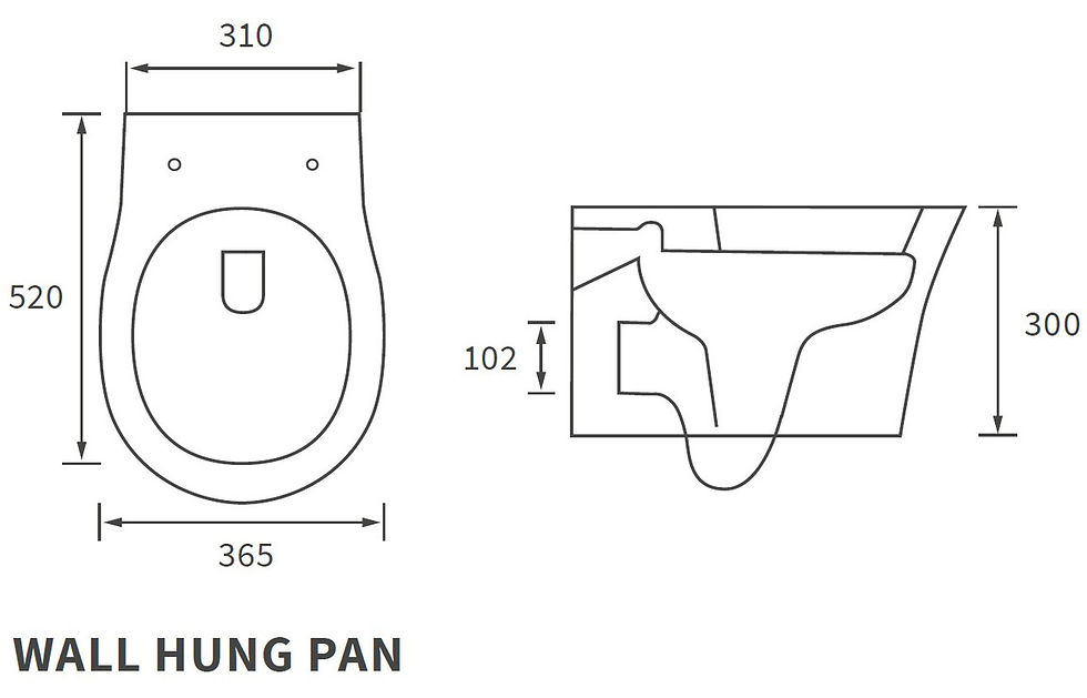 Thumbnail: Blaeu 15 Rimless Wall Hung WC & Soft Close Seat