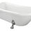 Thumbnail: Blaeu 69 Freestanding 1530x670x760mm 2TH Bath w/Feet - White