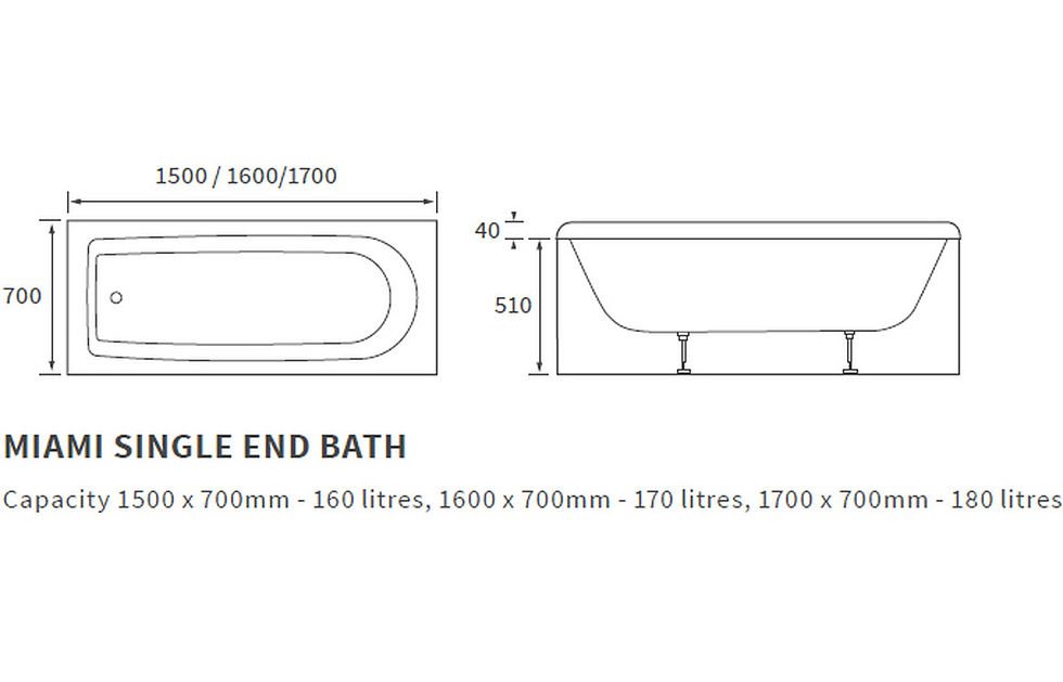 Thumbnail: Blaeu 84 Round Single Ended SUPERCAST 1500x700x550mm 0TH Bath w/Legs