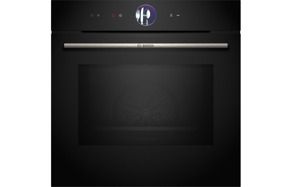 Bosch Series 8 HSG7364B1B Single Electric Oven w/Steam - Black