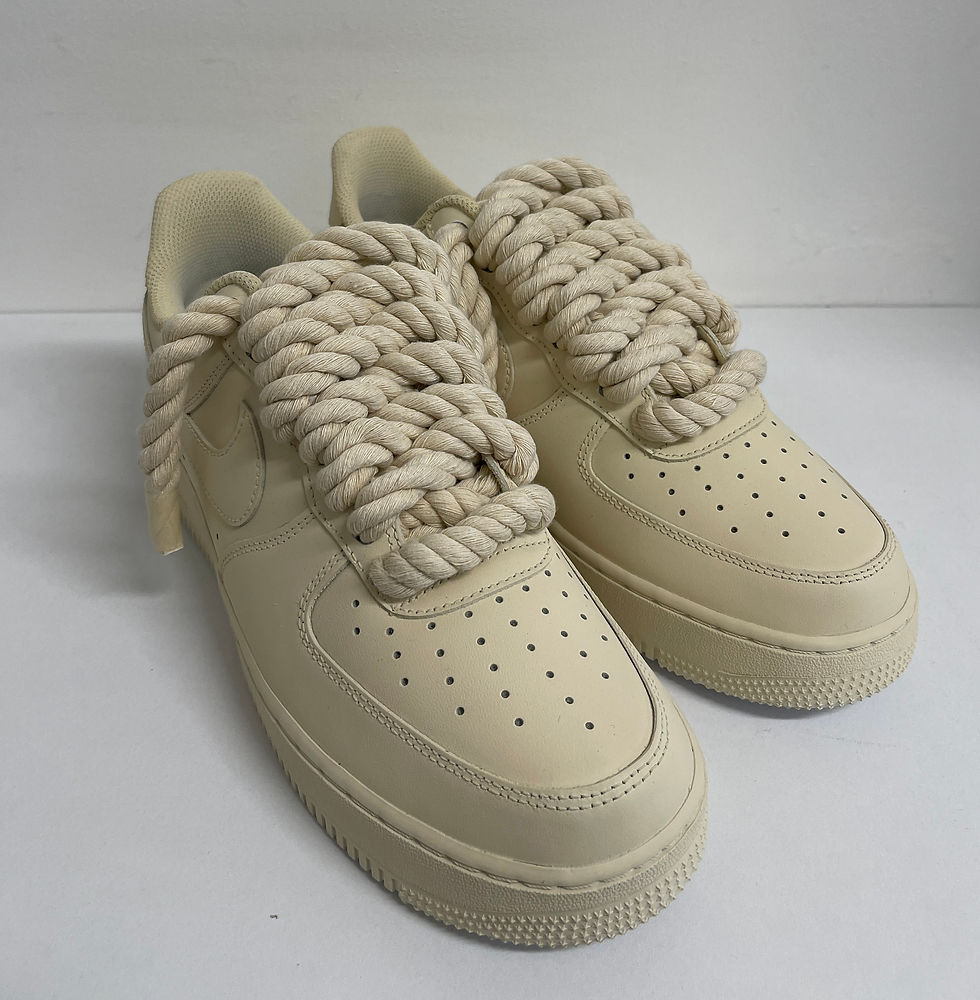 Thumbnail: CREAM ROPE LACE AF1
