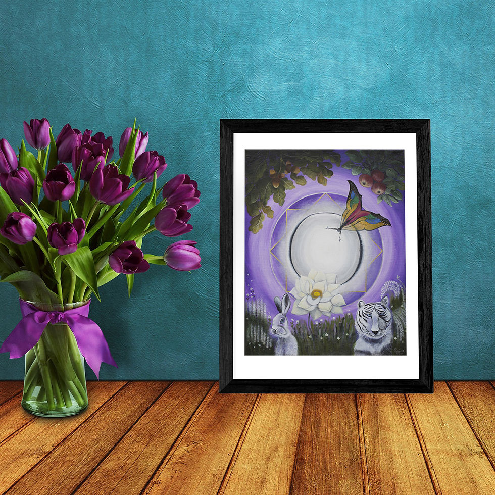 Thumbnail: Melchizedek White Light (Sacred Art By Rajya Lovelife)