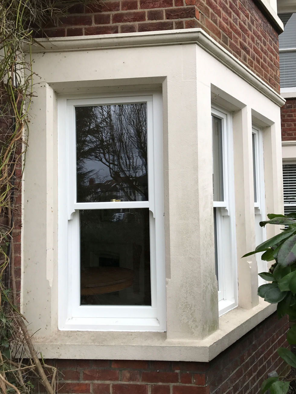 Sliding sash side view