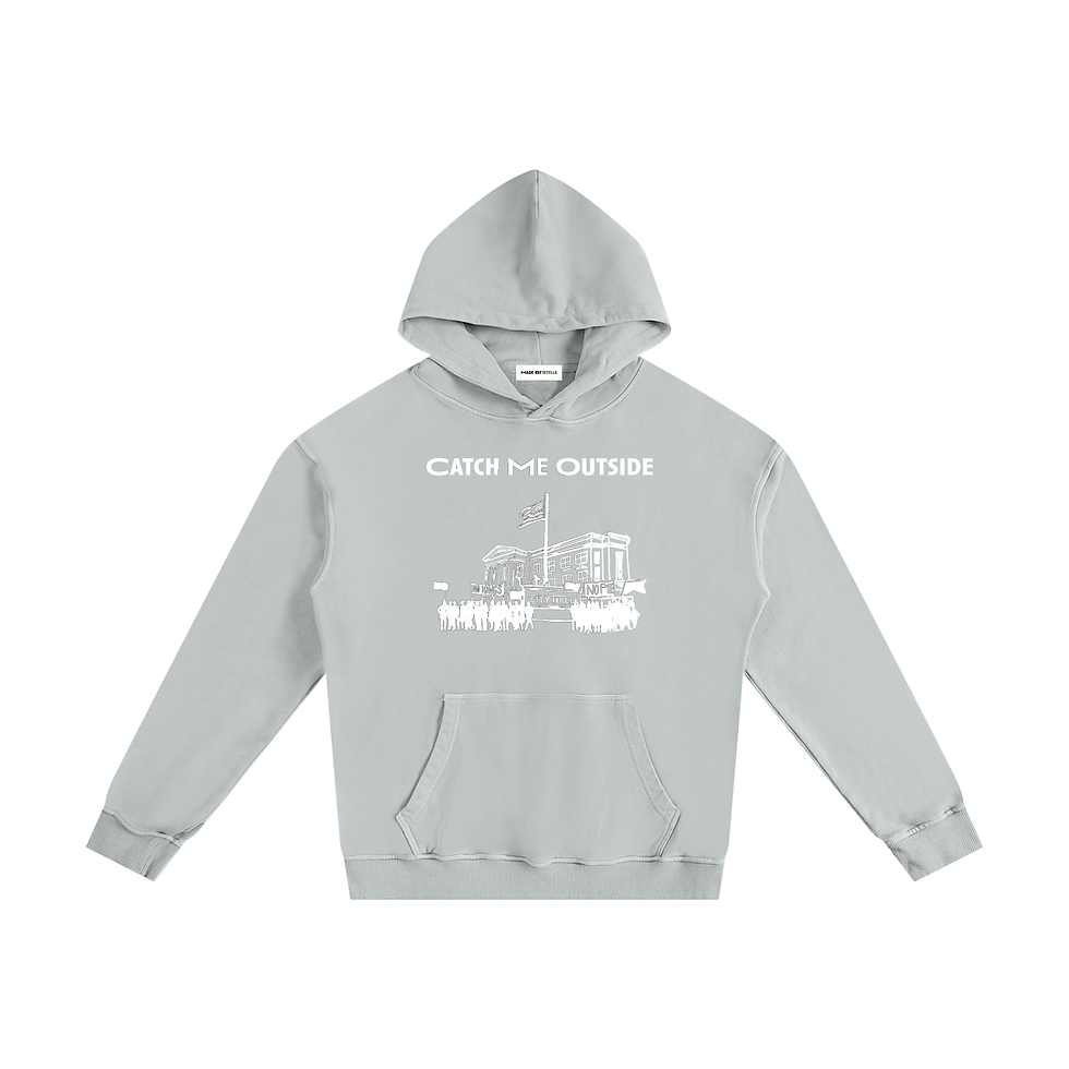 Thumbnail: “Catch Me Outside” Vintage Washed Cotton Hoodie