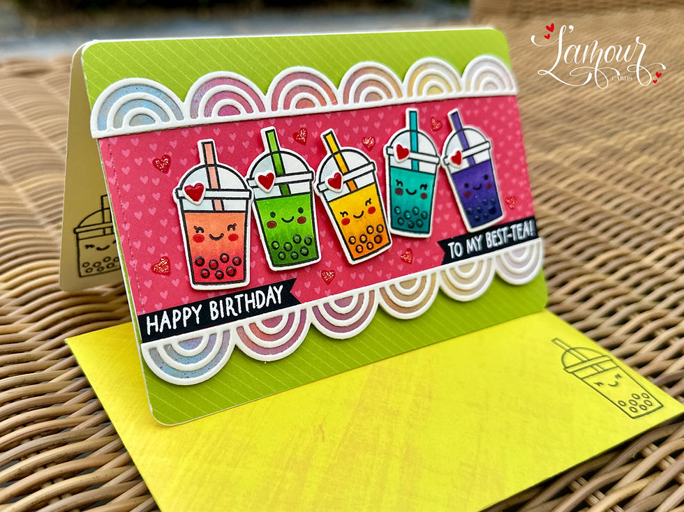 Thumbnail: Handmade Boba Tea Birthday Card!