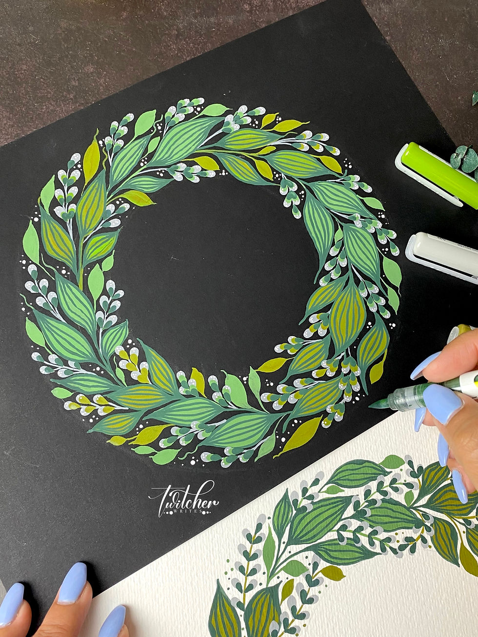 Thumbnail: Customised Wreath (FREE SHIPPING)