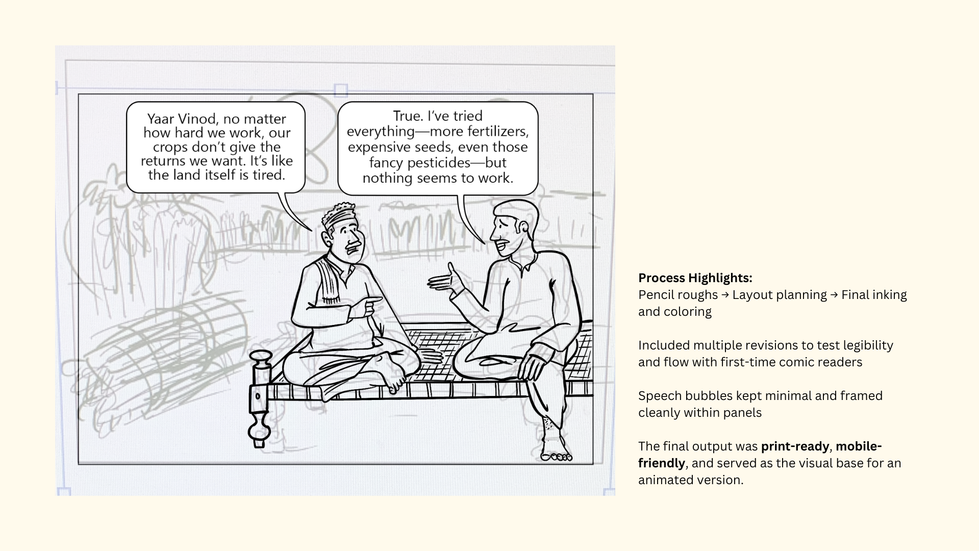 krishitantra-mascot-design-comic-writing-conversation-writing-script-in-process-sketch