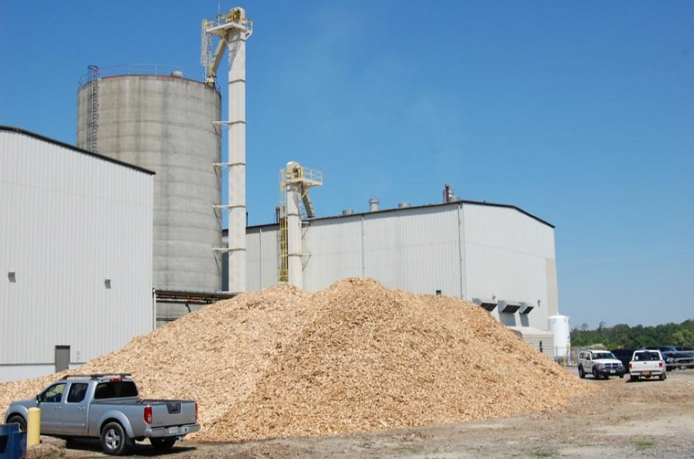 Wood Chips outside Maryland ECI
