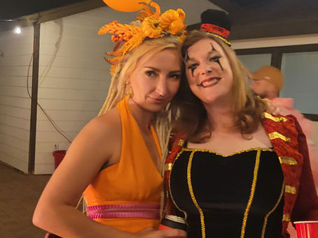 Gold Flora Company Halloween Party