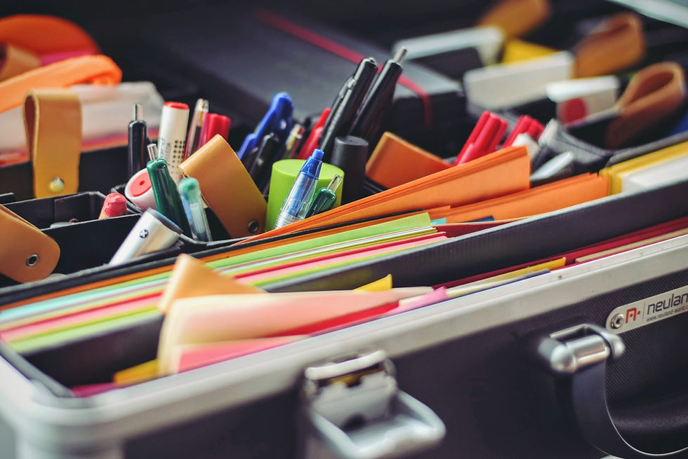 Desk Organizer Contents