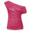 Thumbnail: One Shoulder Sequin Sparkly Blouse Asymmetrical Women Tee Top