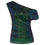 Thumbnail: One Shoulder Sequin Sparkly Blouse Asymmetrical Women Tee Top