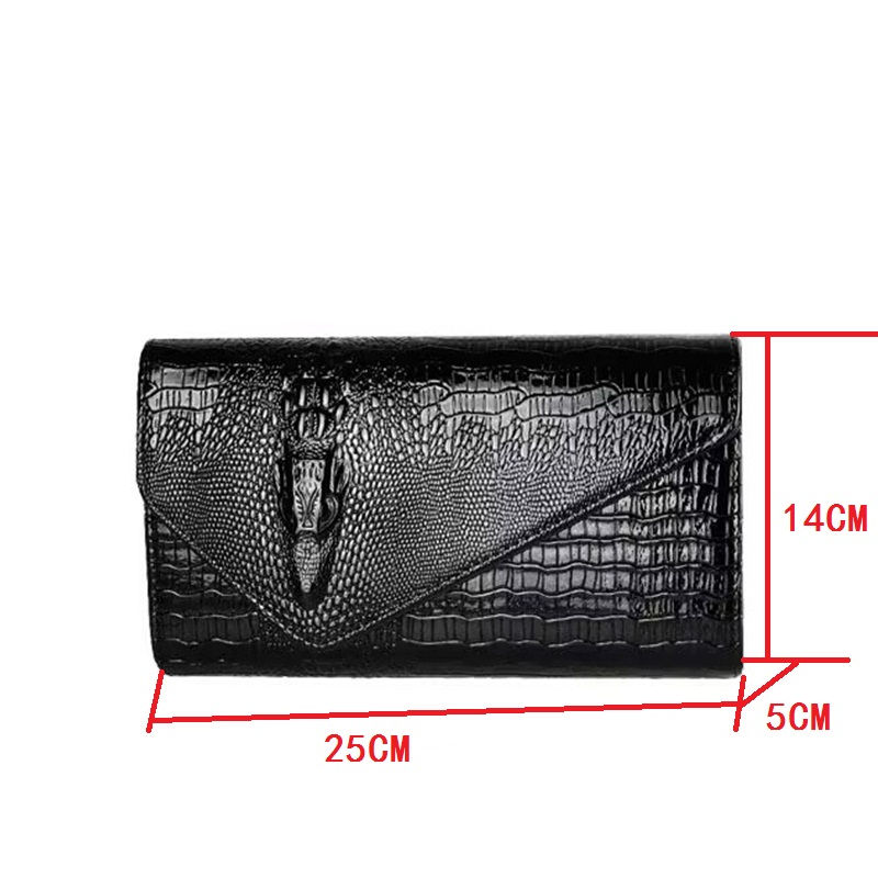 Thumbnail: Luxury Crocodile Leather Chain Crossbody Bags