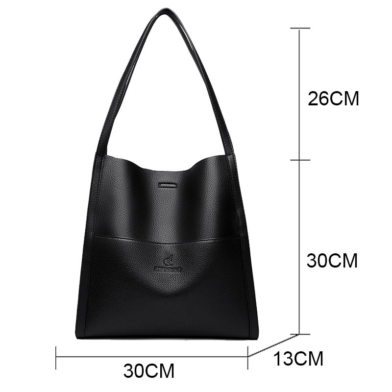 Thumbnail: Women Shoulder Sac Tote Large Leather Bag