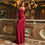 Thumbnail: Elegant Red Evening Gown
