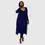 Thumbnail: V-Neck Long Pant with Coat Two Piece Designs