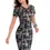 Thumbnail: Nice-Forever Women Vintage Wear Bodycon Sheath