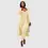 Thumbnail: V-Neck Long Pant with Coat Two Piece Designs