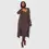Thumbnail: V-Neck Long Pant with Coat Two Piece Designs