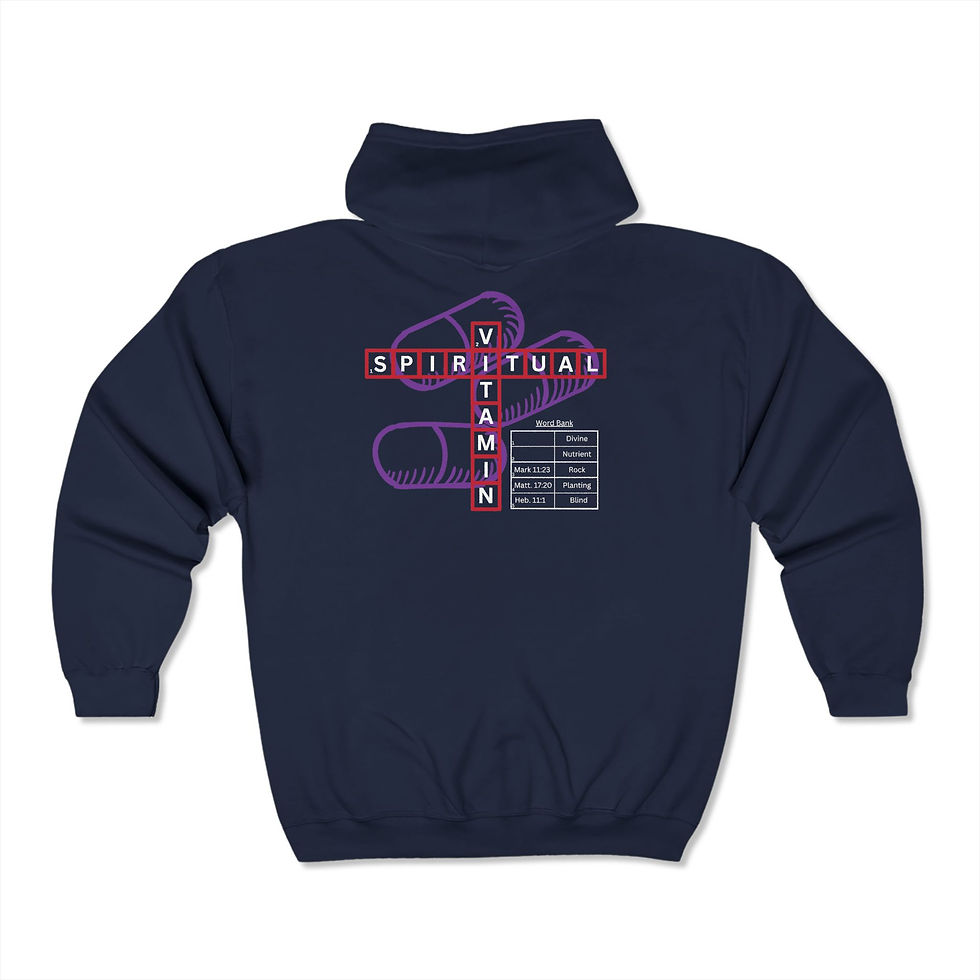 Thumbnail: "Spiritual Vitamin" Unisex Heavy Blend™ Full Zip Hooded Sweatshirt