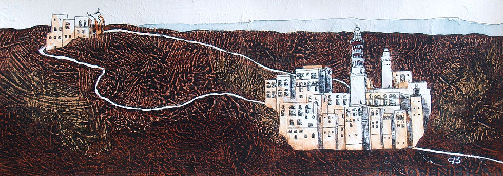 Yemen 1, 60x20 cm (ingelijst)