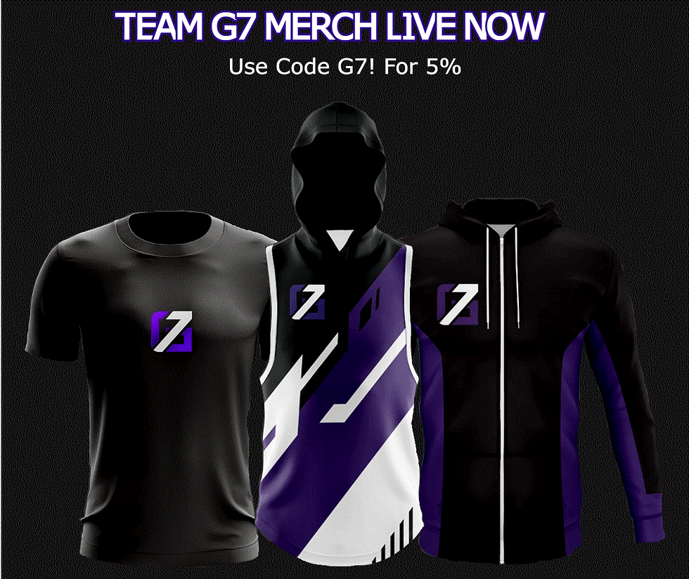 USE CODE G7! FOR 5% OFF