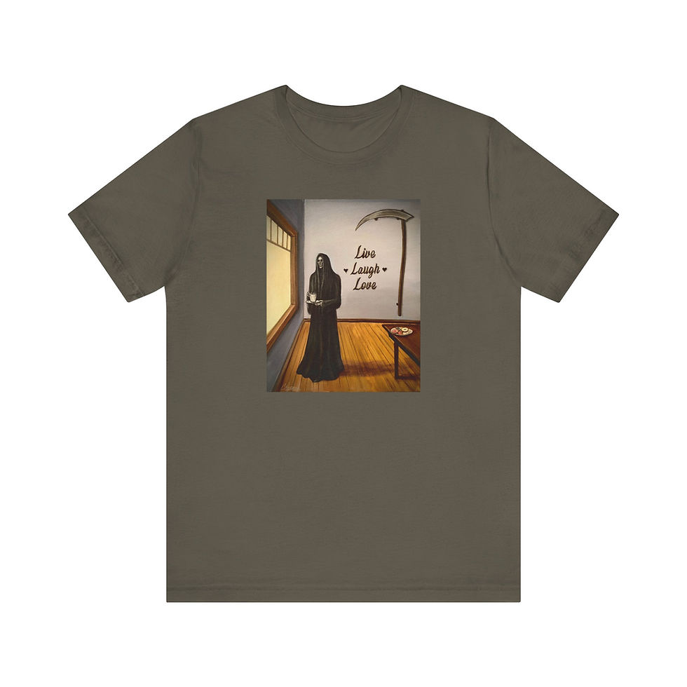 Thumbnail: Live Laugh Love. Unisex Jersey Short Sleeve Tee