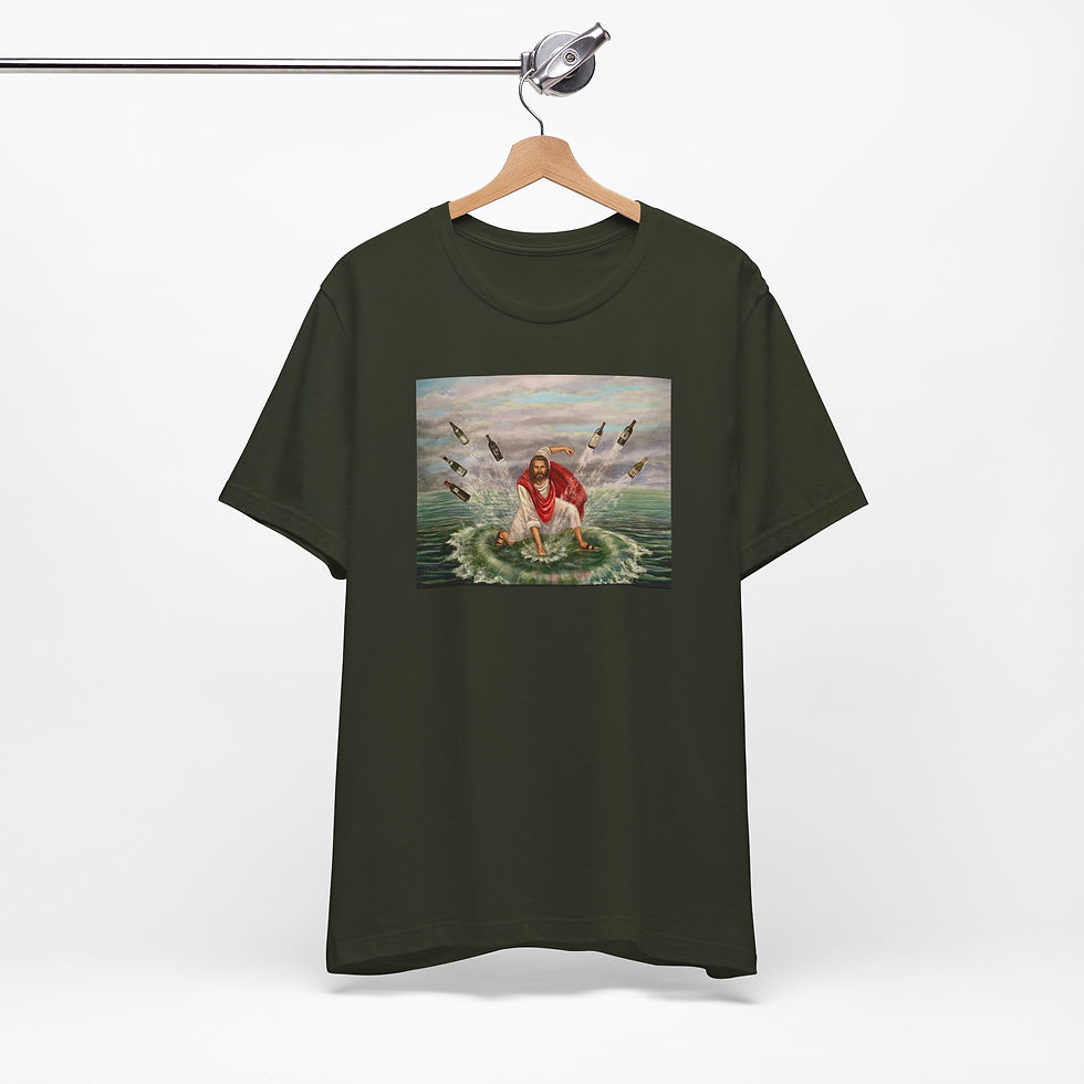 Thumbnail: Water into Wine Jersey Short Sleeve Tee