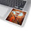 Thumbnail: Bambi's revenge. Big buck with a rifle on his shoulder. Kiss-Cut Stickers