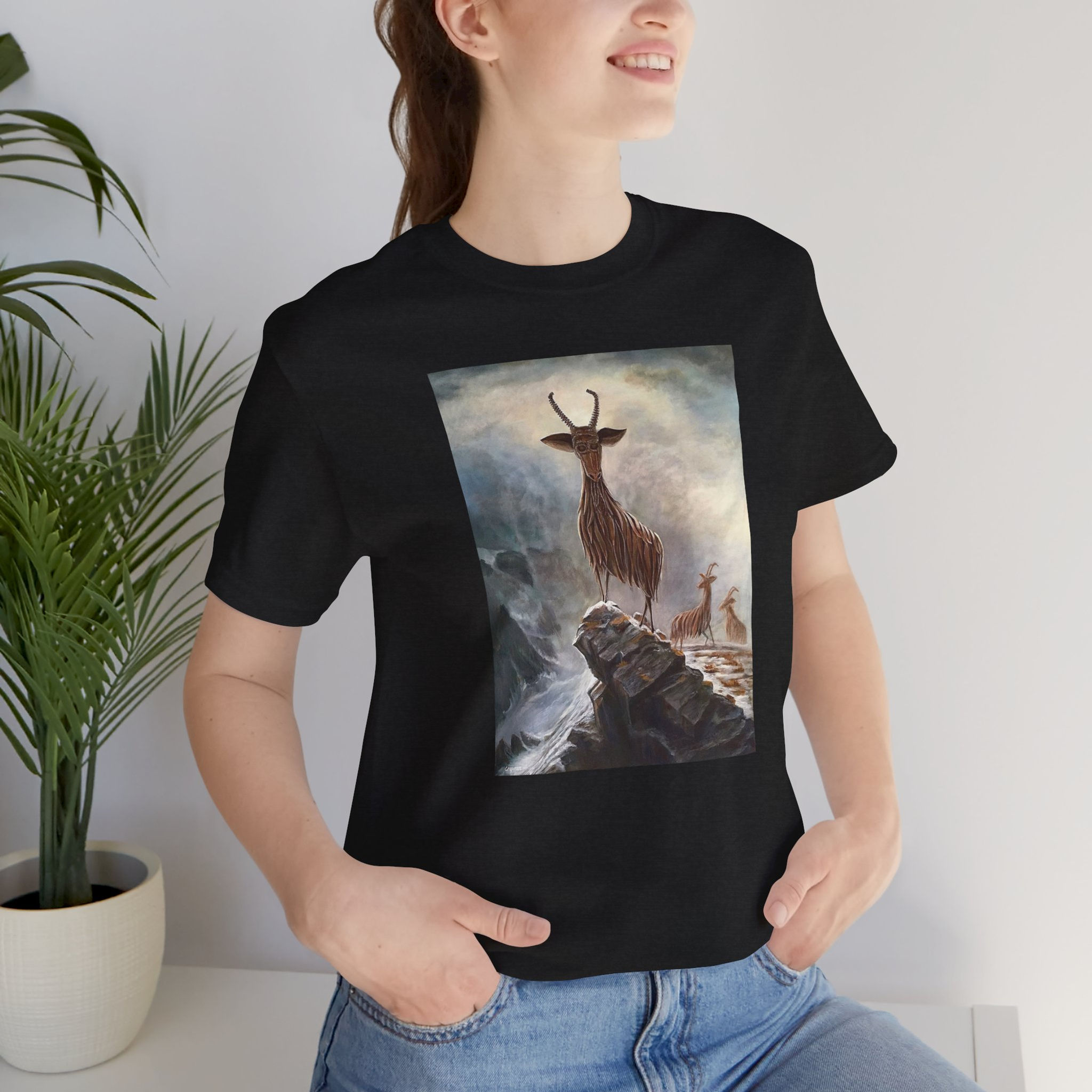 Majestic GOAT. Spokane, WA Iron Goat living in the wild. Short Sleeve Tee.