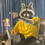 Thumbnail: Raccoon Leo DiCaprio meme pointing at the TV beer cigaret yellow shirt  original