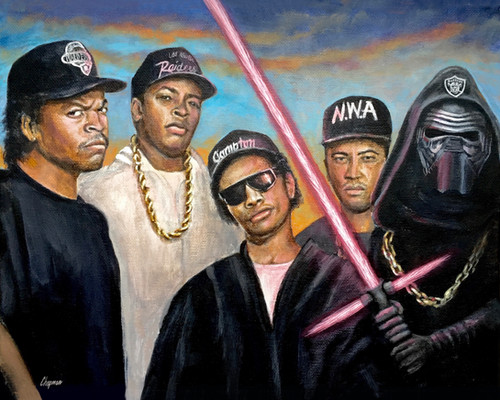 NWA with MC Ren. | Travis Chapman Art