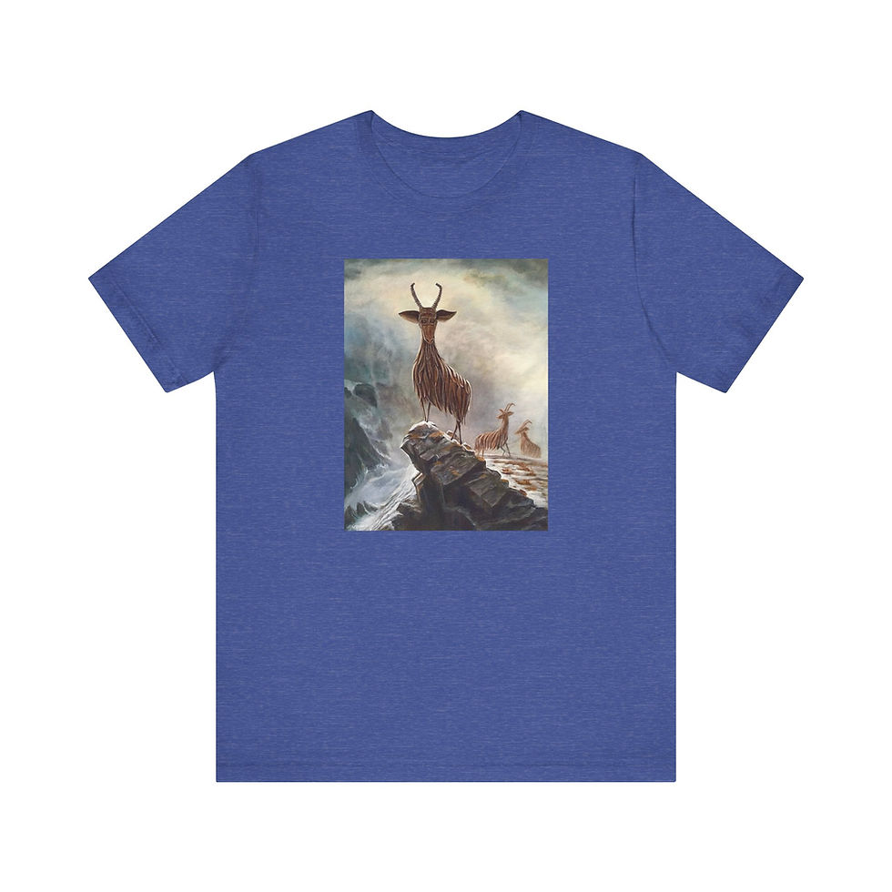 Thumbnail: Majestic GOAT. Spokane, WA Iron Goat living in the wild. Short Sleeve Tee. 