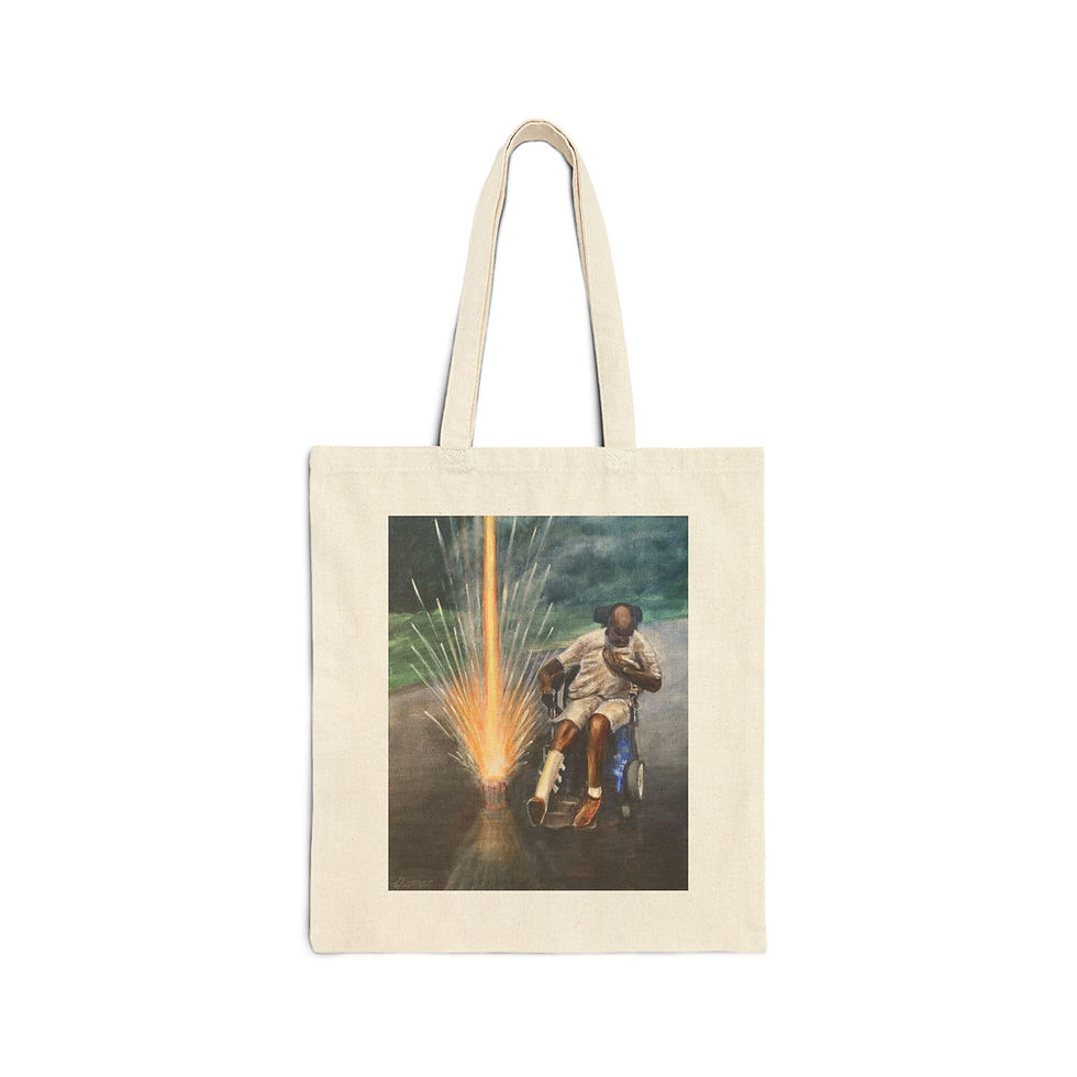 Thumbnail: Back up back it up Terry! Put it in reverse, Terry!  Canvas Tote Bag.