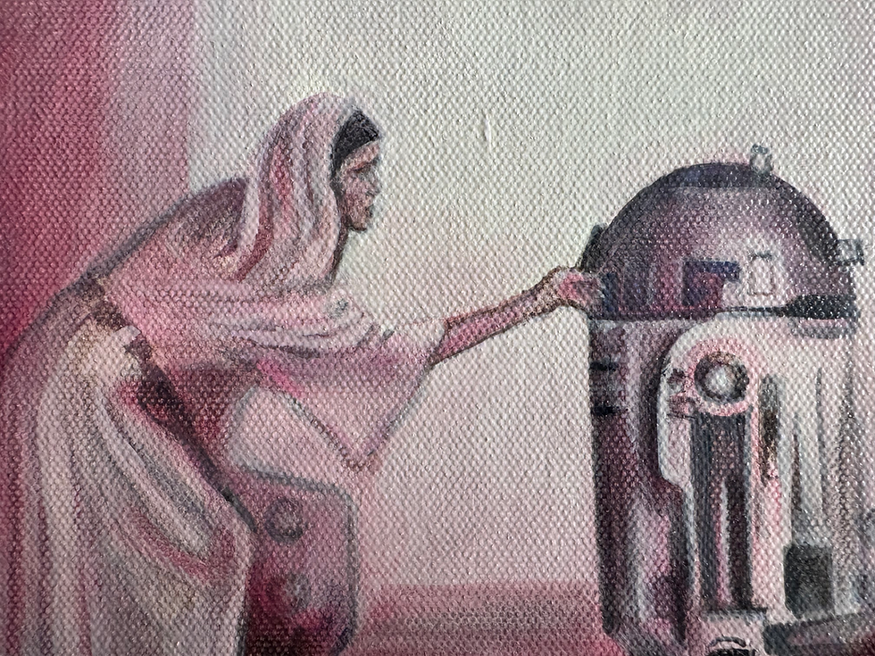 Thumbnail: Princess Leia giving the message plans to R2-D2 Star Wars opening scene original