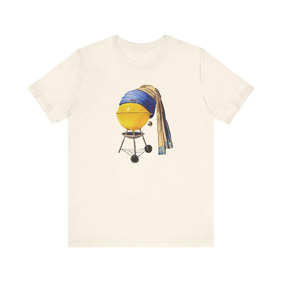 Thumbnail: Grill With the Pearl Earring.  Short Sleeve Tee. 