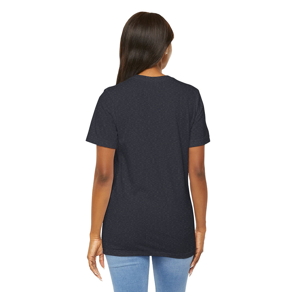 Thumbnail: Jet Shark Eating Ducks; Duck Stand Unisex Jersey Short Sleeve Tee