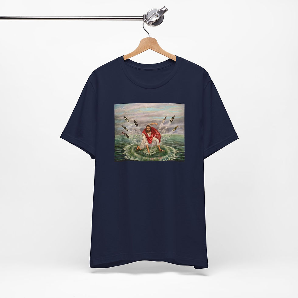 Thumbnail: Water into Wine Jersey Short Sleeve Tee