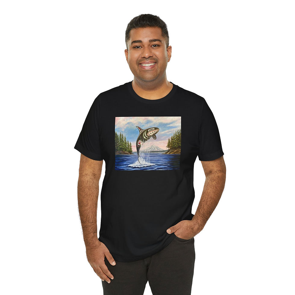 Thumbnail: Tribal Orca Unisex Jersey Short Sleeve Tee