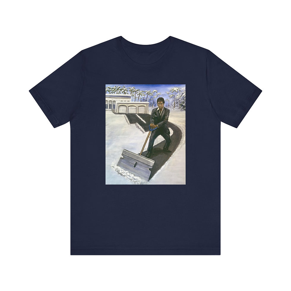 Thumbnail: Scarface Shovels Driveway Unisex Jersey Short Sleeve Tee